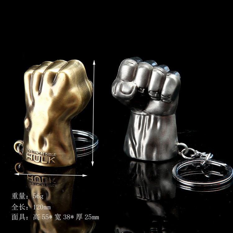 Avengers Captain America Iron Man Thor Hammer Key Chain Thanos Palm Key Chain Car Key Ring