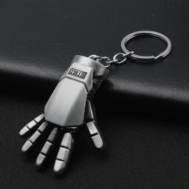 Avengers Captain America Iron Man Thor Hammer Key Chain Thanos Palm Key Chain Car Key Ring