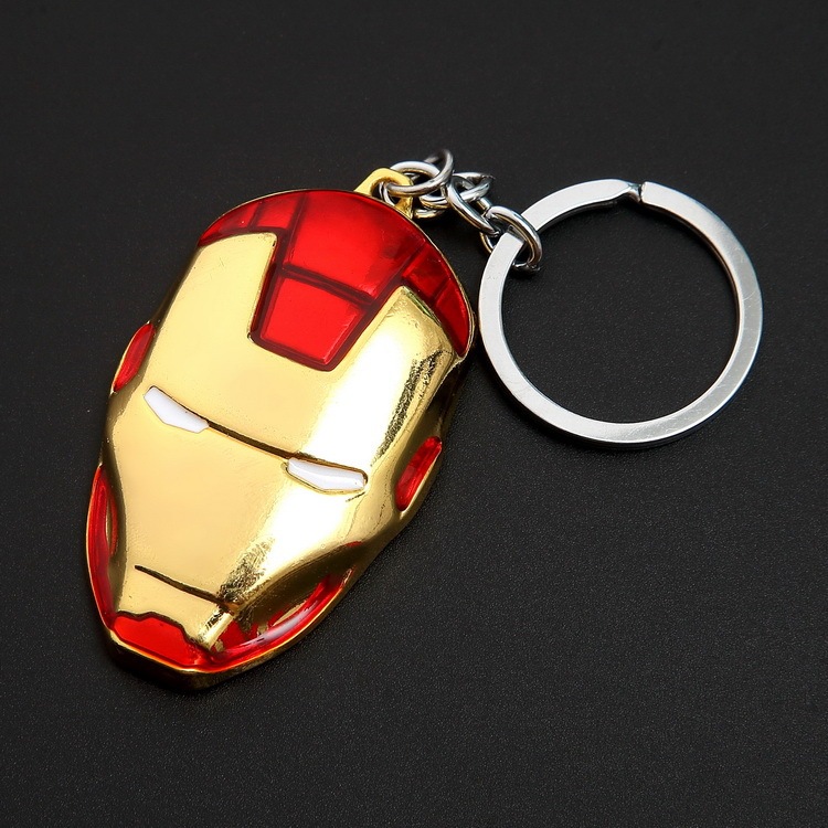 Avengers Captain America Iron Man Thor Hammer Key Chain Thanos Palm Key Chain Car Key Ring