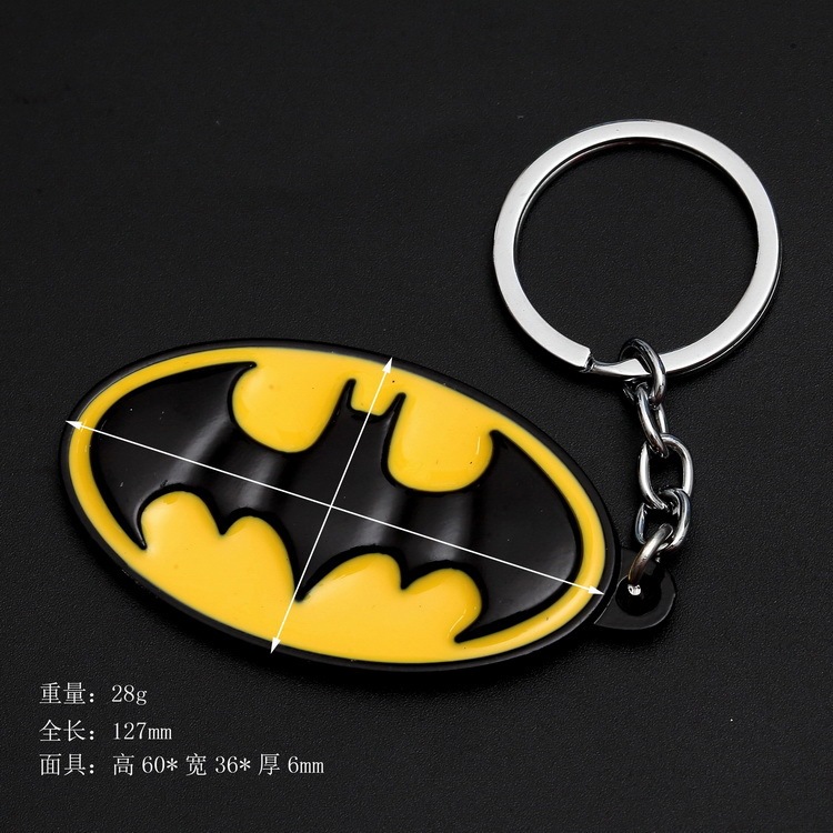 Avengers Captain America Iron Man Thor Hammer Key Chain Thanos Palm Key Chain Car Key Ring