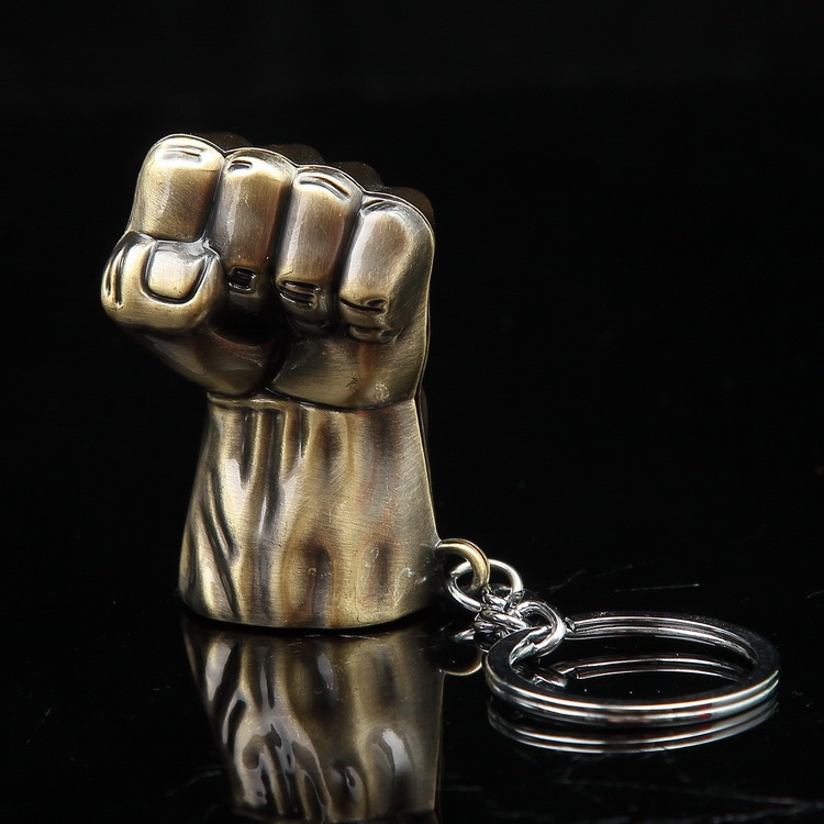 Avengers Captain America Iron Man Thor Hammer Key Chain Thanos Palm Key Chain Car Key Ring