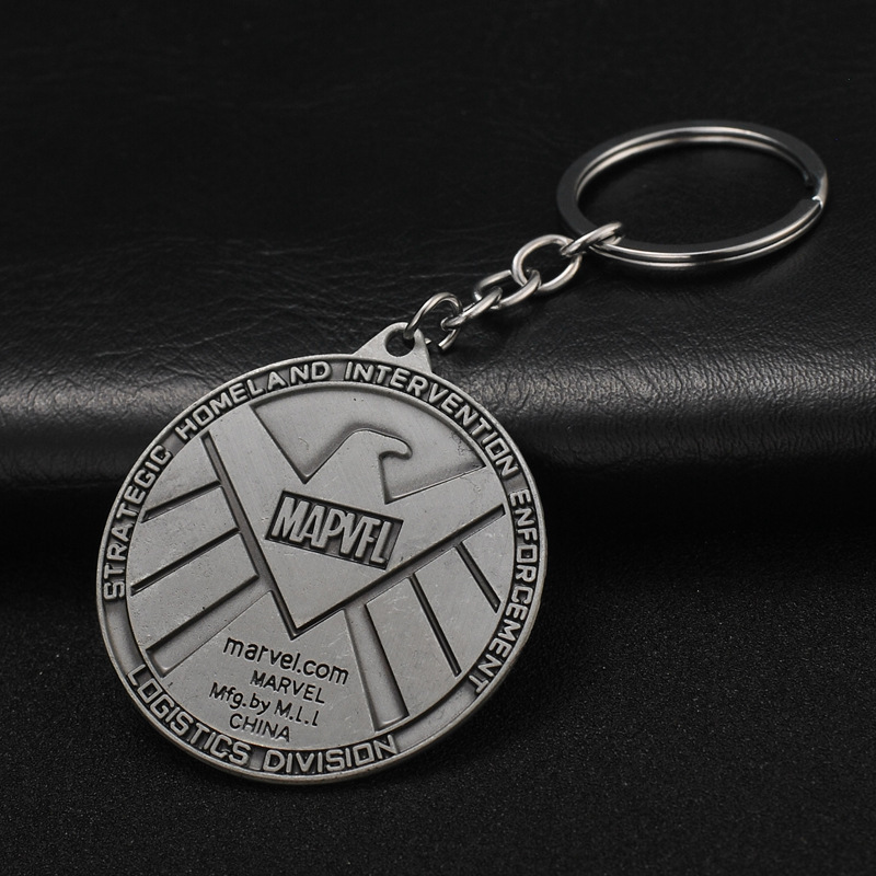 Avengers Captain America Iron Man Thor Hammer Key Chain Thanos Palm Key Chain Car Key Ring