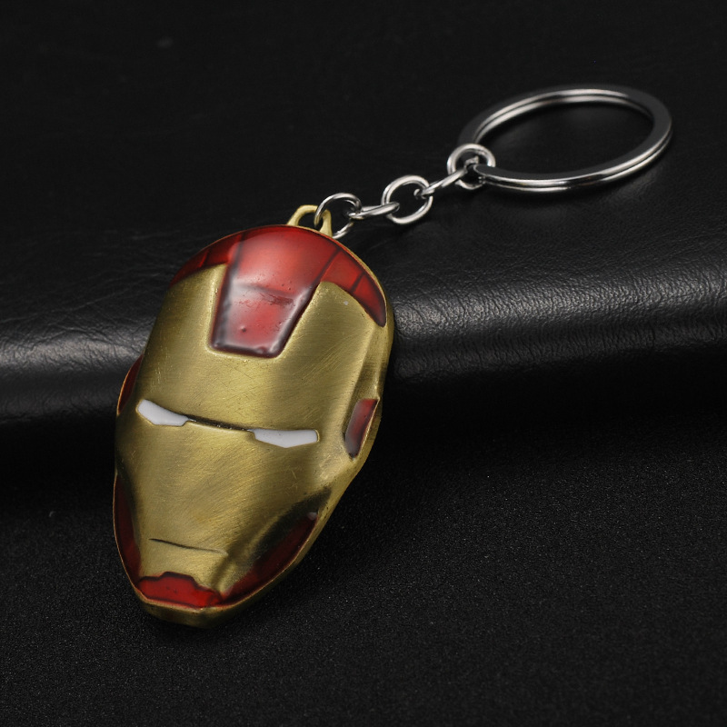 Avengers Captain America Iron Man Thor Hammer Key Chain Thanos Palm Key Chain Car Key Ring