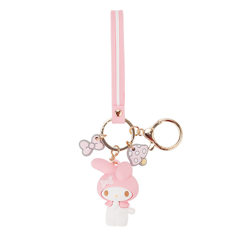 Cartoon Keychain Hello Kitty Womens Purse Charms For Handbags Decor Accessories Cute Key Chain Anime Cartoon Melody Keychains Kawaii Purse Charms Wome