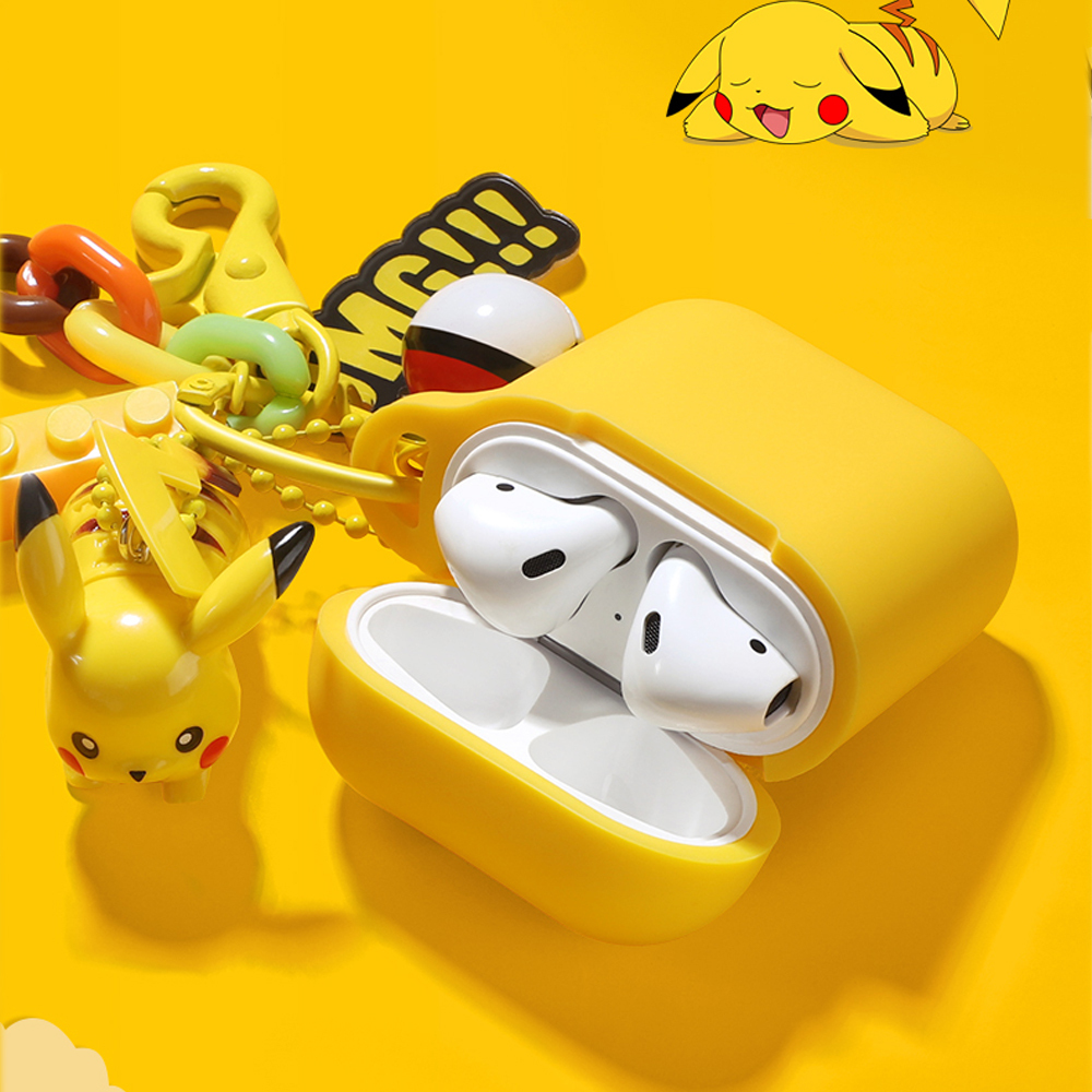 Pikachu key chain AirPods wireless earphone case
