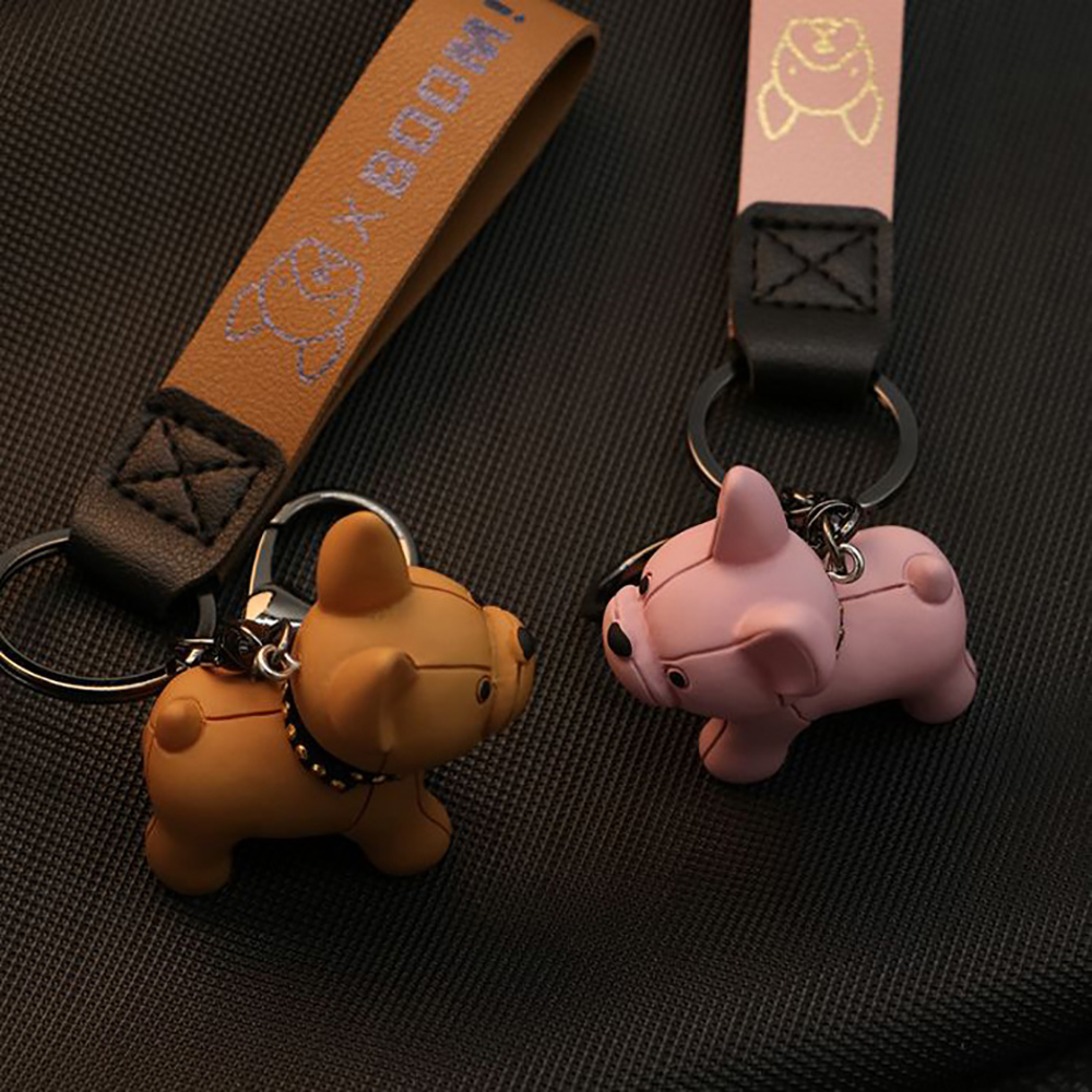 Cartoon law Pitbull doll key chain bag pendant