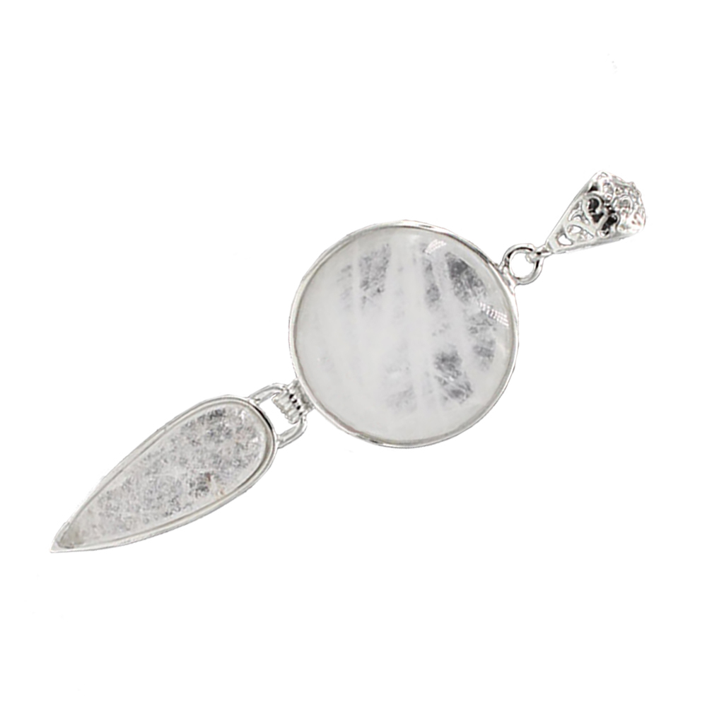 Crystal pendant long water drop pendant necklace gemstone jewelry, for men, women