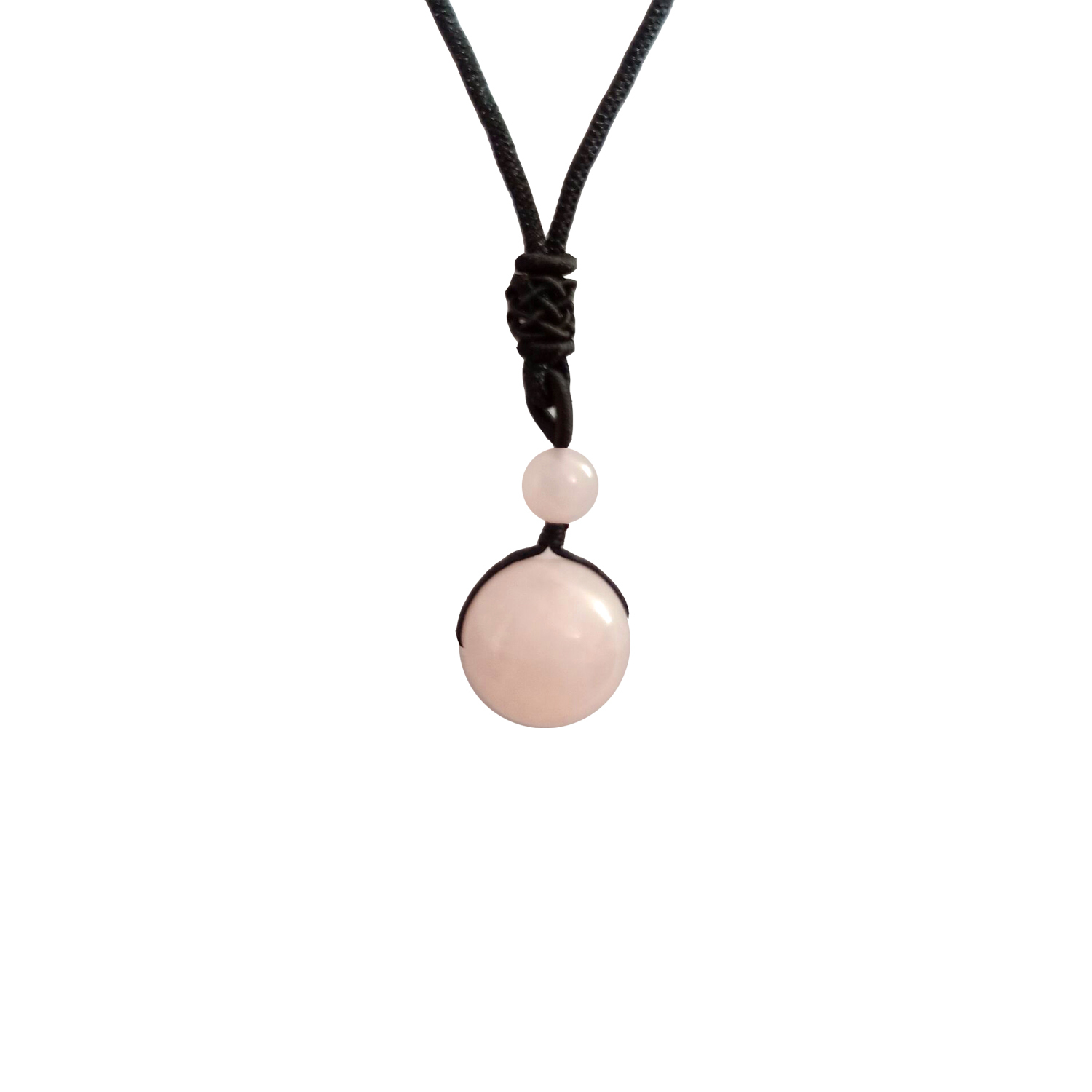 Round bead lovers sweater necklace men and women transfer bead pendant necklace