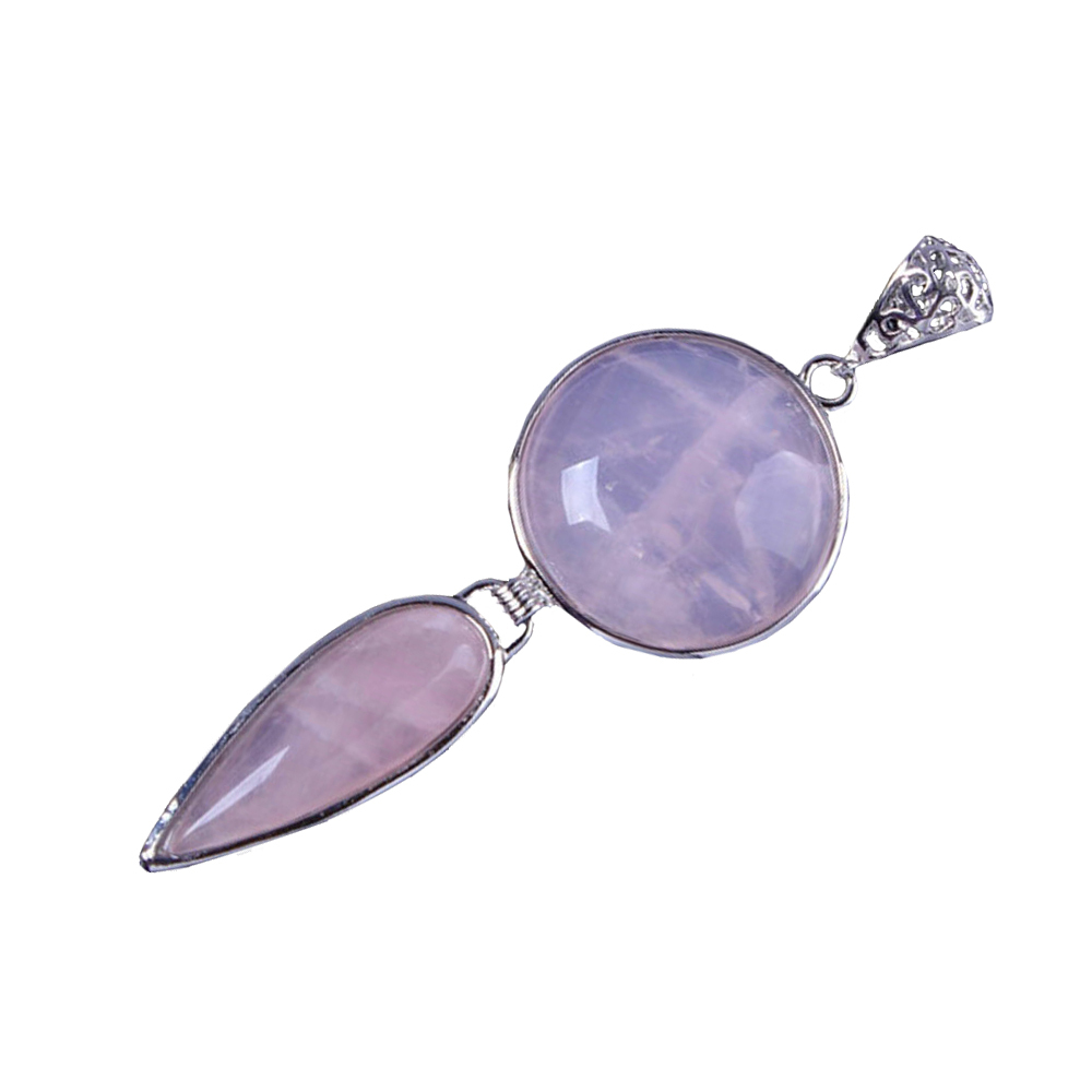 Crystal pendant long water drop pendant necklace gemstone jewelry, for men, women