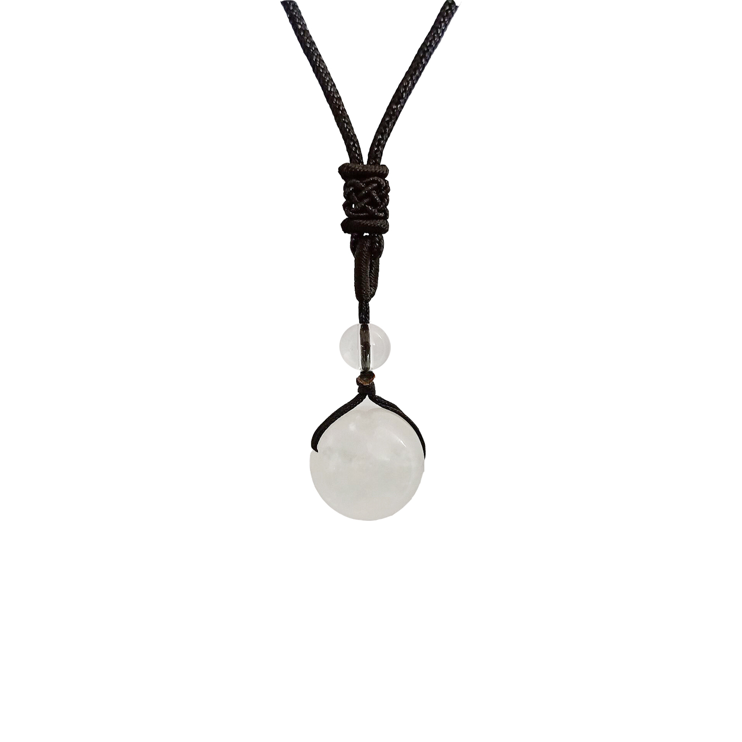 Round bead lovers sweater necklace men and women transfer bead pendant necklace