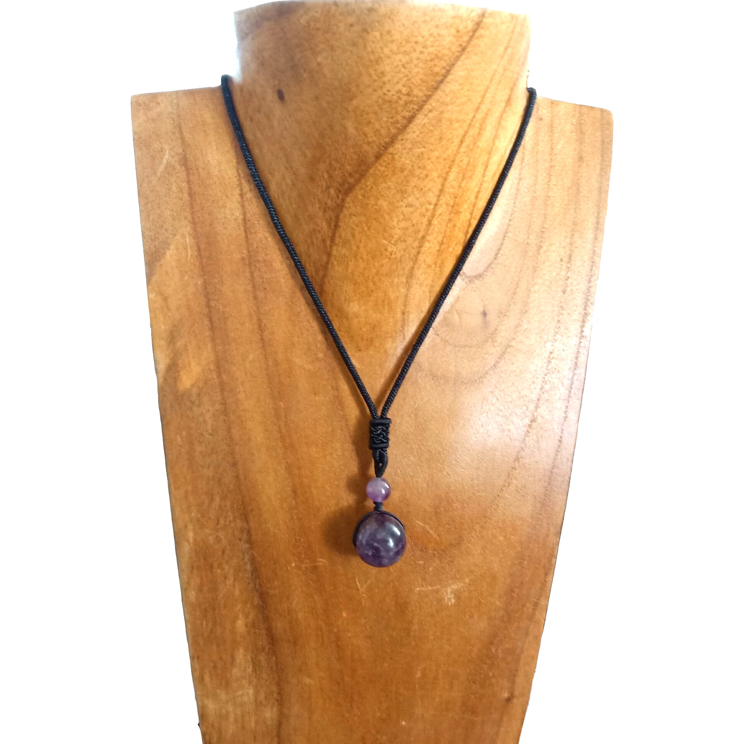 Round bead lovers sweater necklace men and women transfer bead pendant necklace