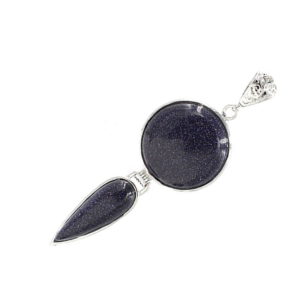 Crystal pendant long water drop pendant necklace gemstone jewelry, for men, women