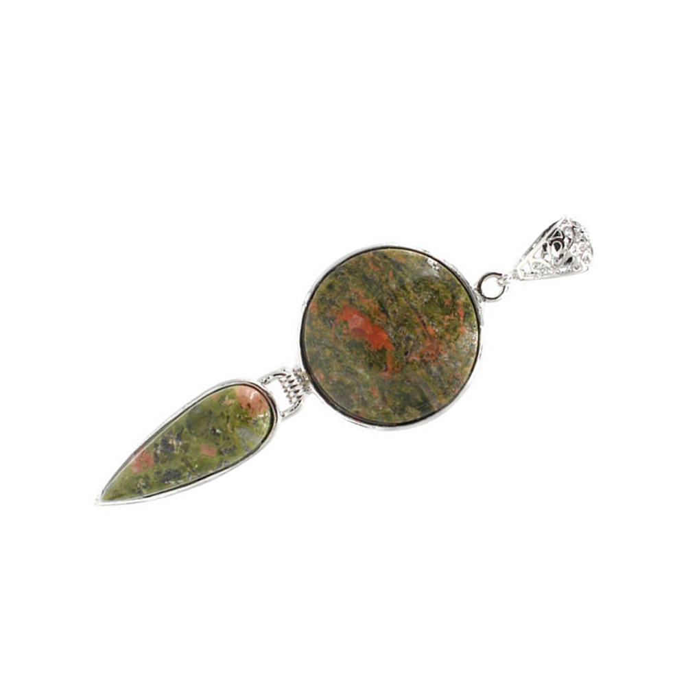 Crystal pendant long water drop pendant necklace gemstone jewelry, for men, women