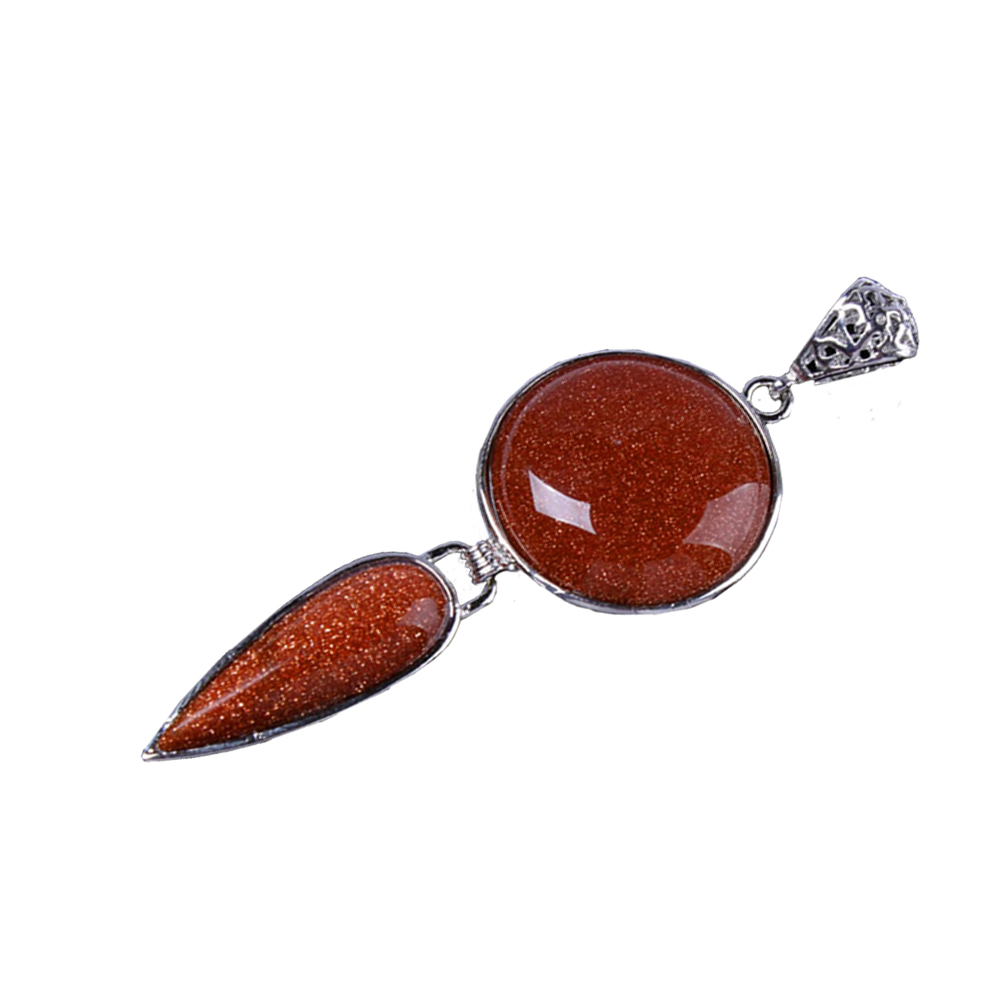 Crystal pendant long water drop pendant necklace gemstone jewelry, for men, women