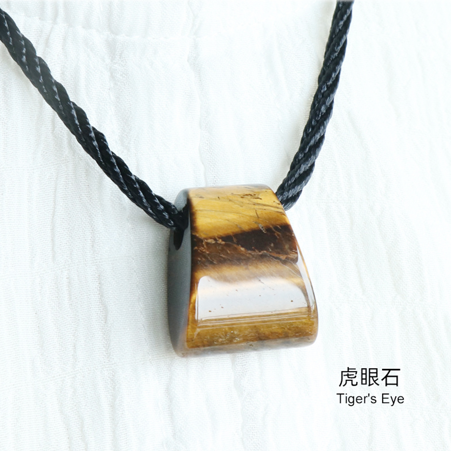 Fan-shaped axe with large hole through thick rope pendant DIY design handmade necklace