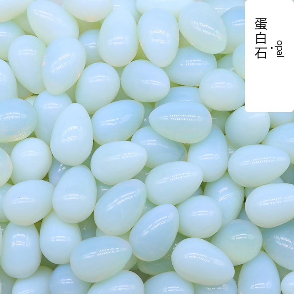 30mm agate semi-precious stone small egg stone handicraft DIY jewelry