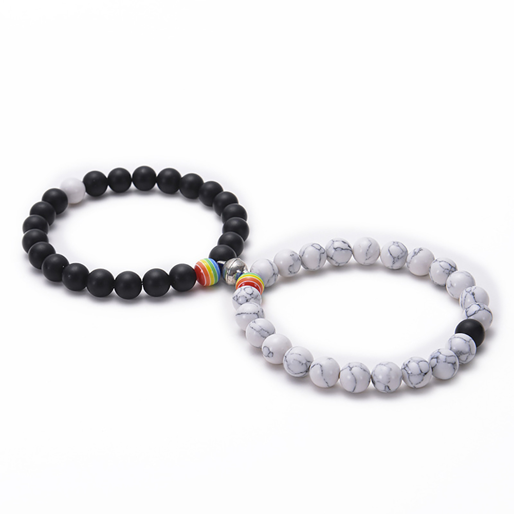 8MM beaded friendship bracelet set
