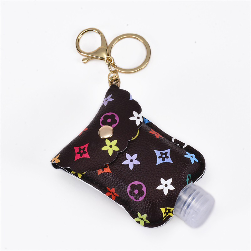 Holder hand sanitizer bottle key ring bag pendant portable hand sanitizer bottle holder