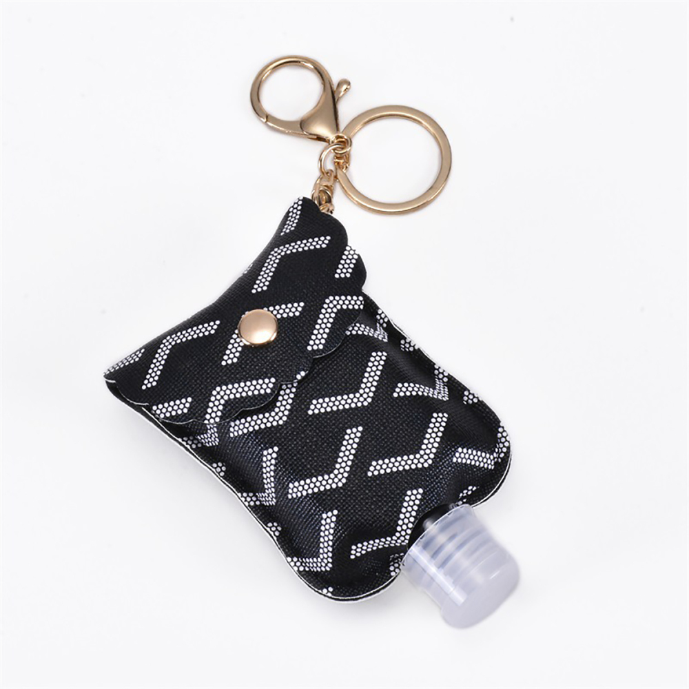 Holder Key Chain Portable 30ML hand sanitizer bottle Key Chain Perfume Disinfectant Holder Key Chain Pendant