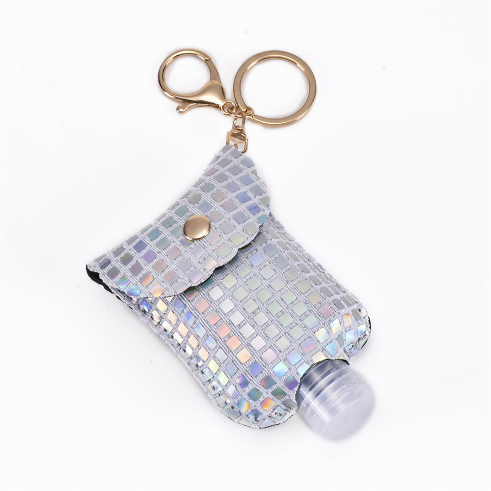 Holder Key Chain Portable 30ML hand sanitizer bottle Key Chain Perfume Disinfectant Holder Key Chain Pendant