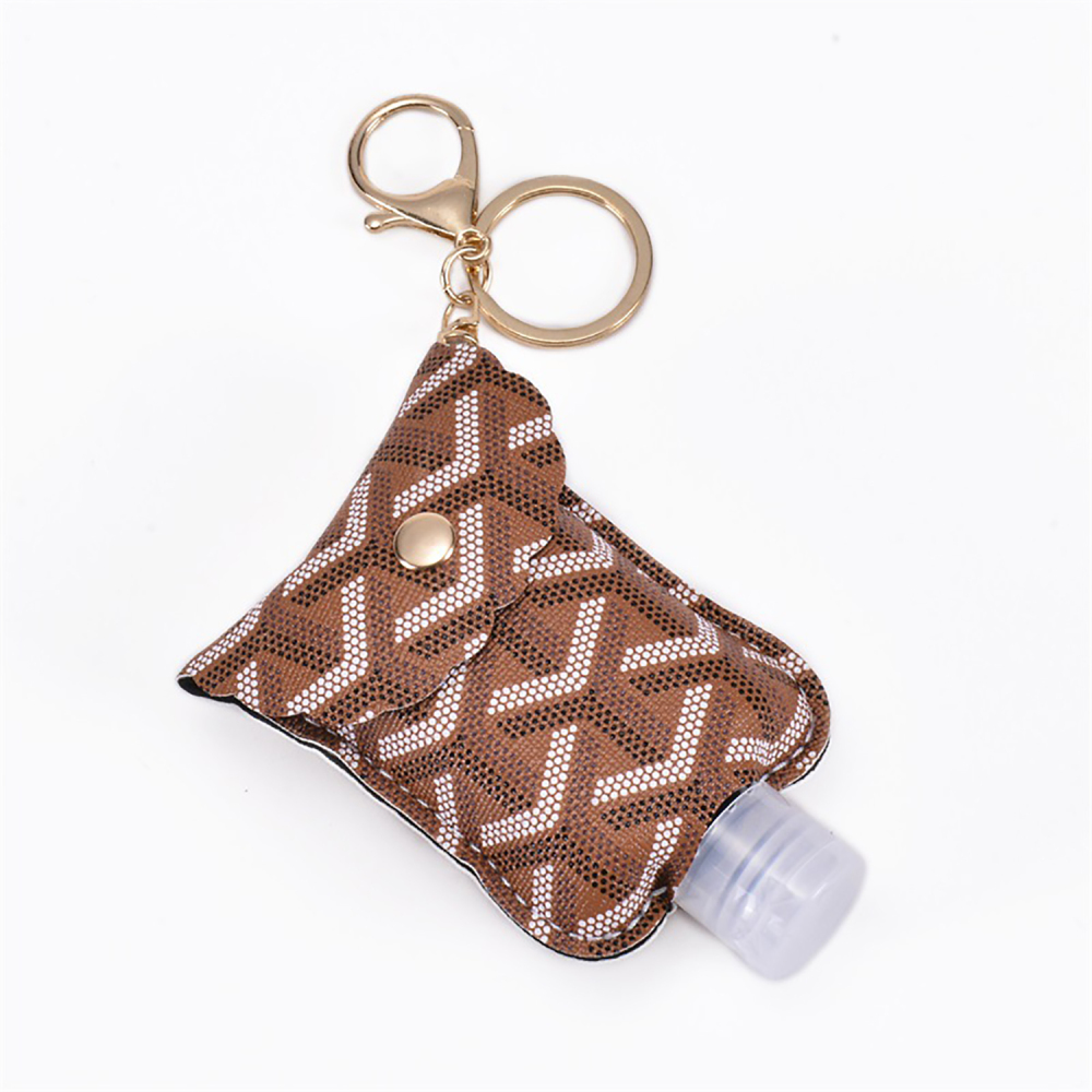 Holder Key Chain Portable 30ML hand sanitizer bottle Key Chain Perfume Disinfectant Holder Key Chain Pendant