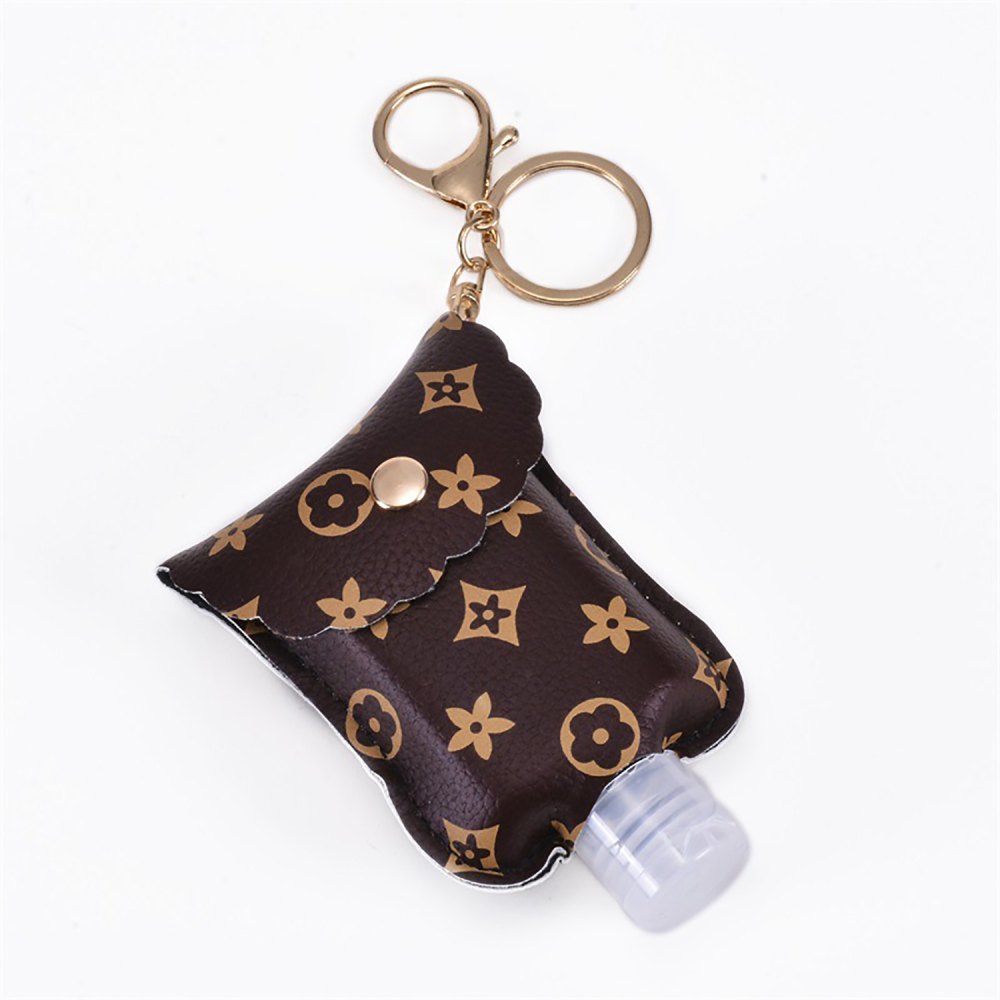 Holder hand sanitizer bottle key ring bag pendant portable hand sanitizer bottle holder