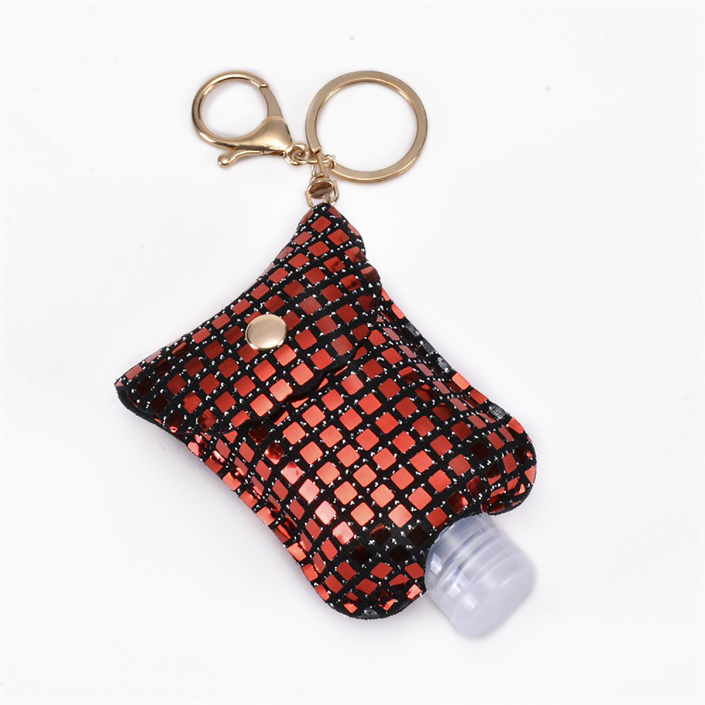 Holder Key Chain Portable 30ML hand sanitizer bottle Key Chain Perfume Disinfectant Holder Key Chain Pendant