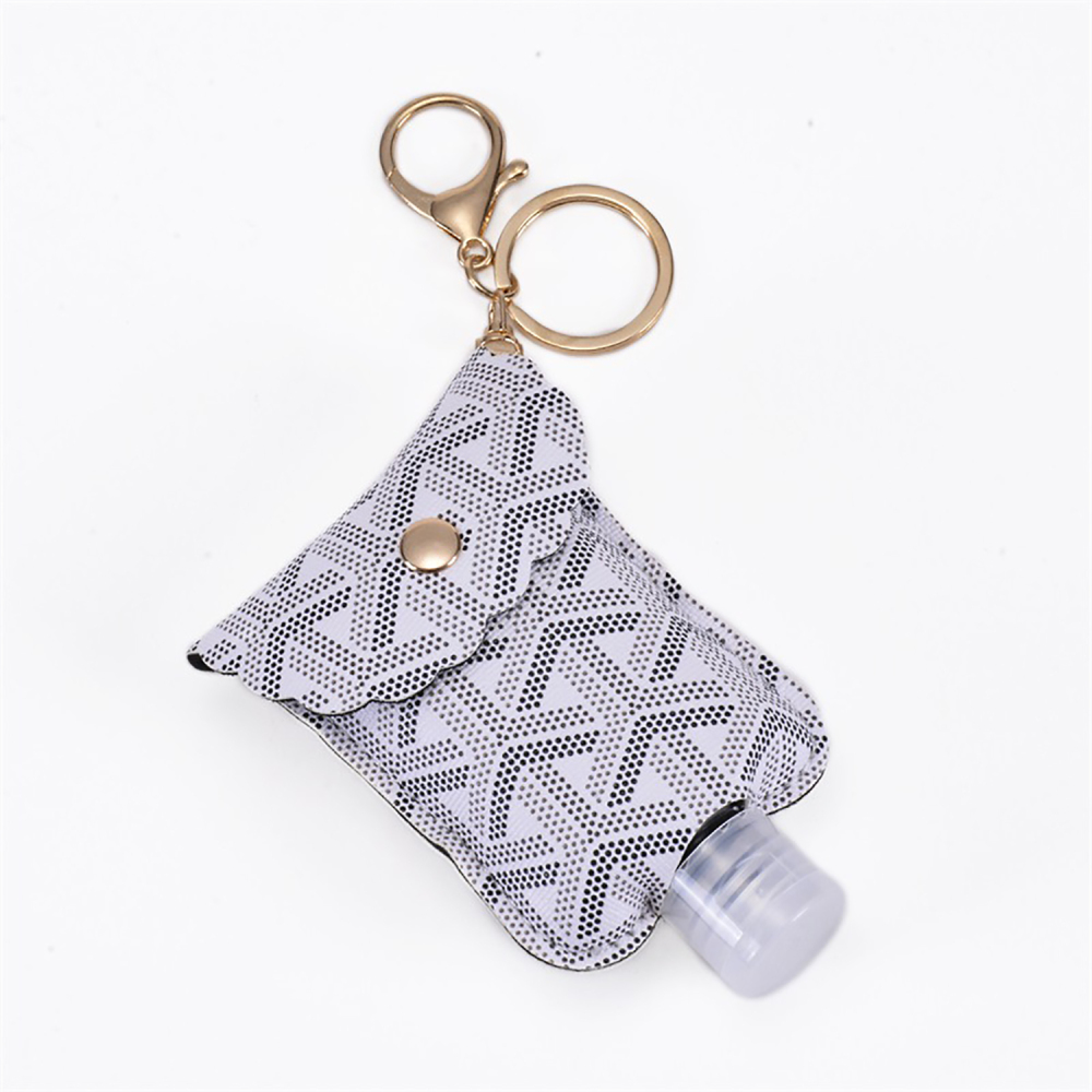 Holder Key Chain Portable 30ML hand sanitizer bottle Key Chain Perfume Disinfectant Holder Key Chain Pendant