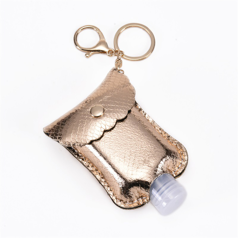 Holder Key Chain Portable 30ML hand sanitizer bottle Key Chain Perfume Disinfectant Holder Key Chain Pendant