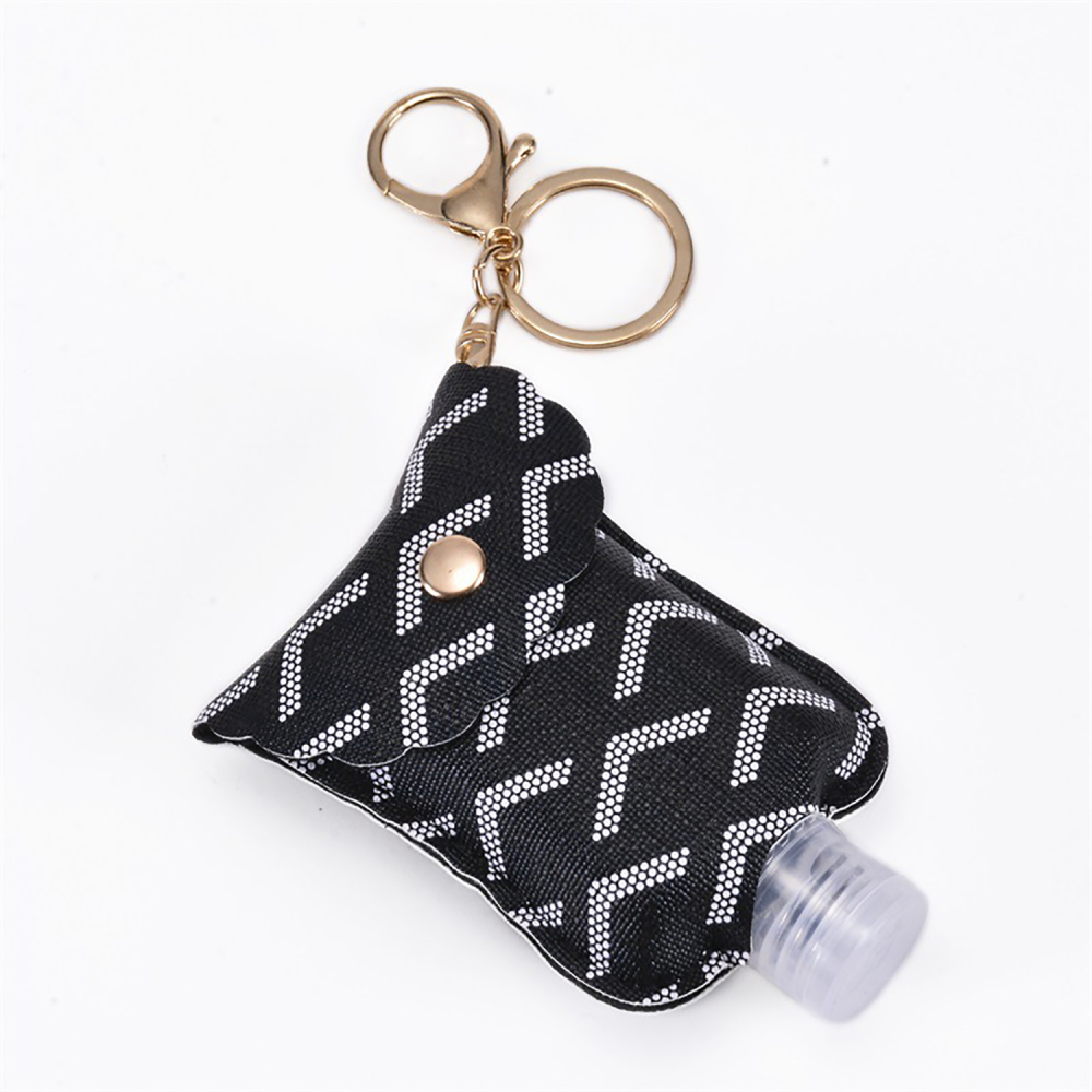 Holder Key Chain Portable 30ML hand sanitizer bottle Key Chain Perfume Disinfectant Holder Key Chain Pendant