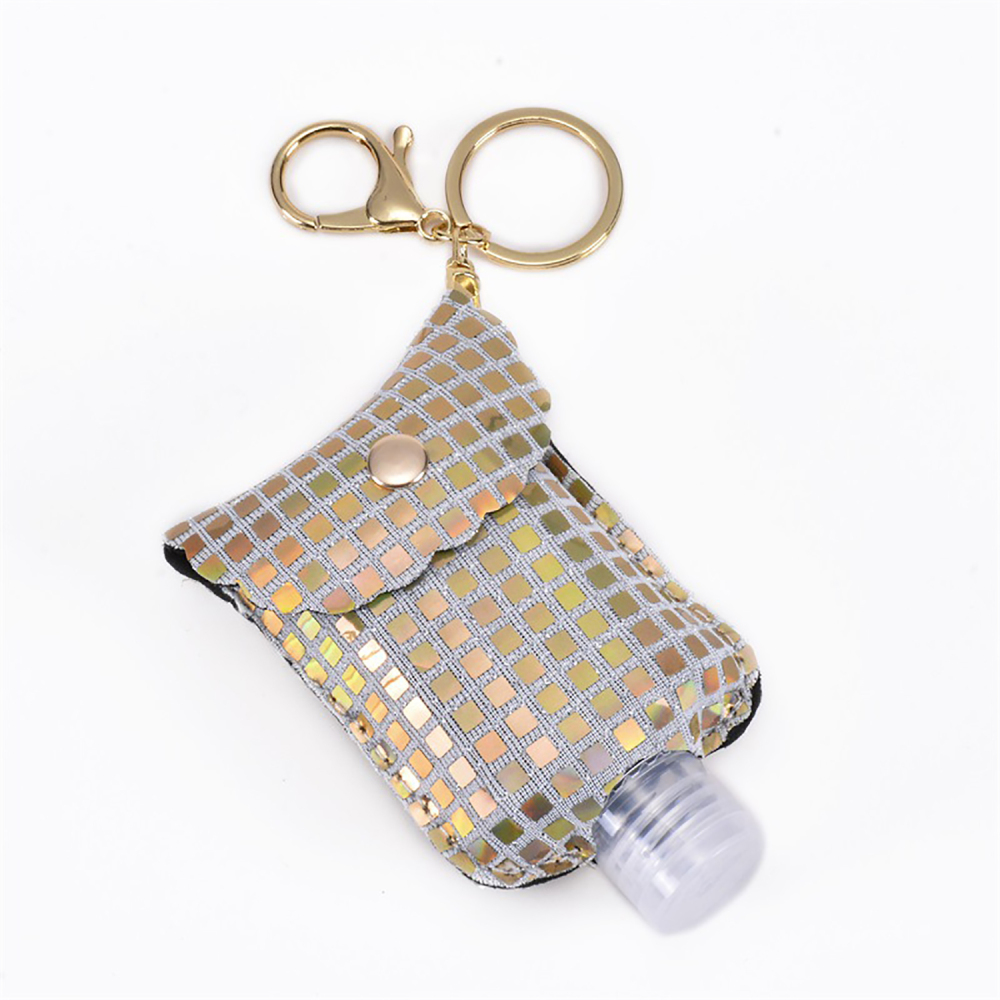 Holder Key Chain Portable 30ML hand sanitizer bottle Key Chain Perfume Disinfectant Holder Key Chain Pendant