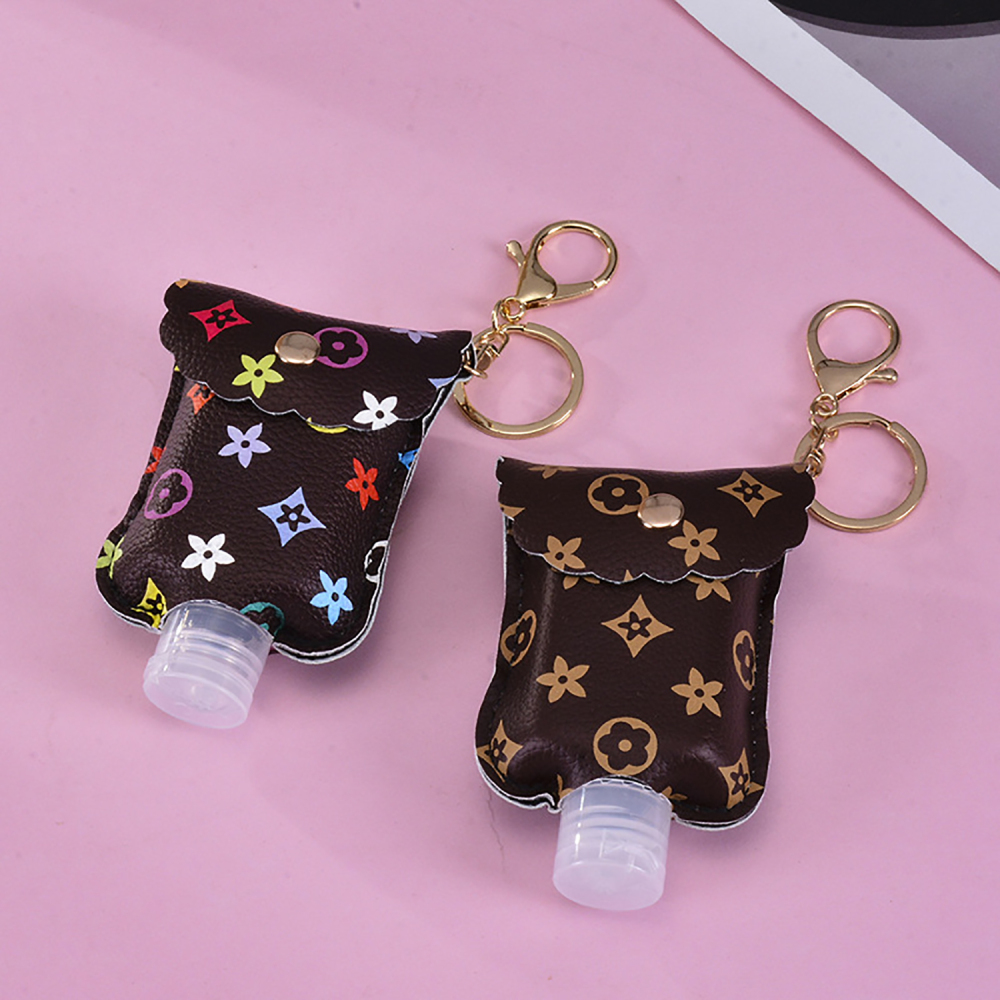 Holder hand sanitizer bottle key ring bag pendant portable hand sanitizer bottle holder