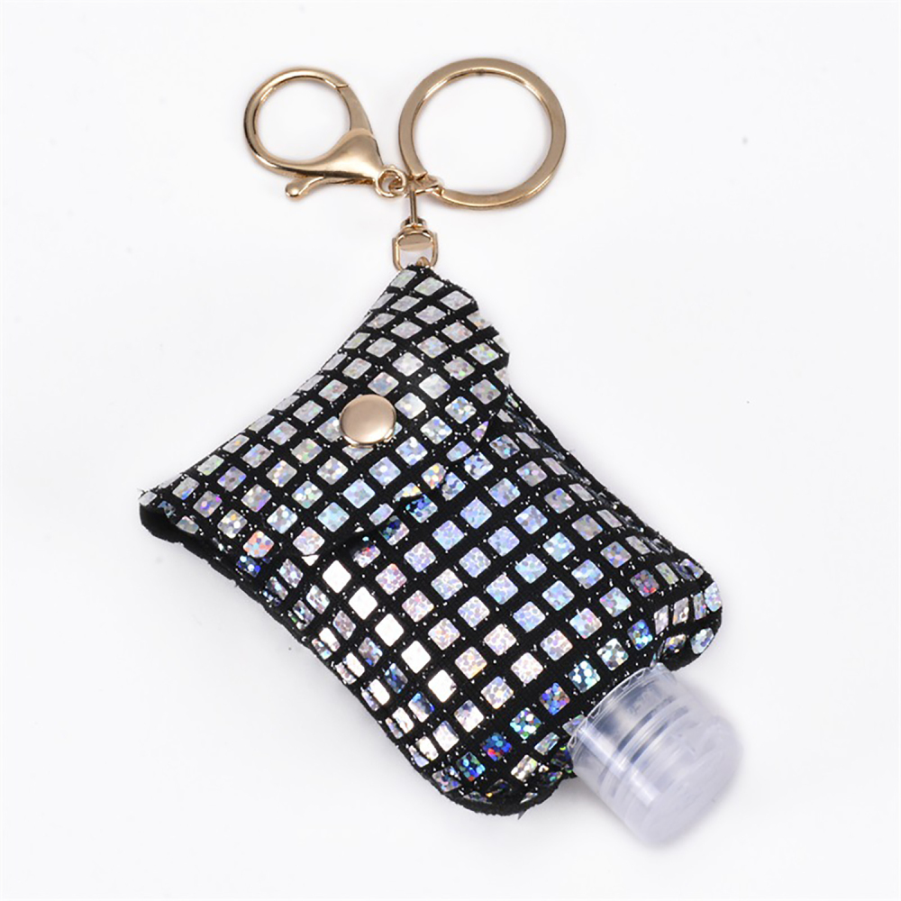 Holder Key Chain Portable 30ML hand sanitizer bottle Key Chain Perfume Disinfectant Holder Key Chain Pendant