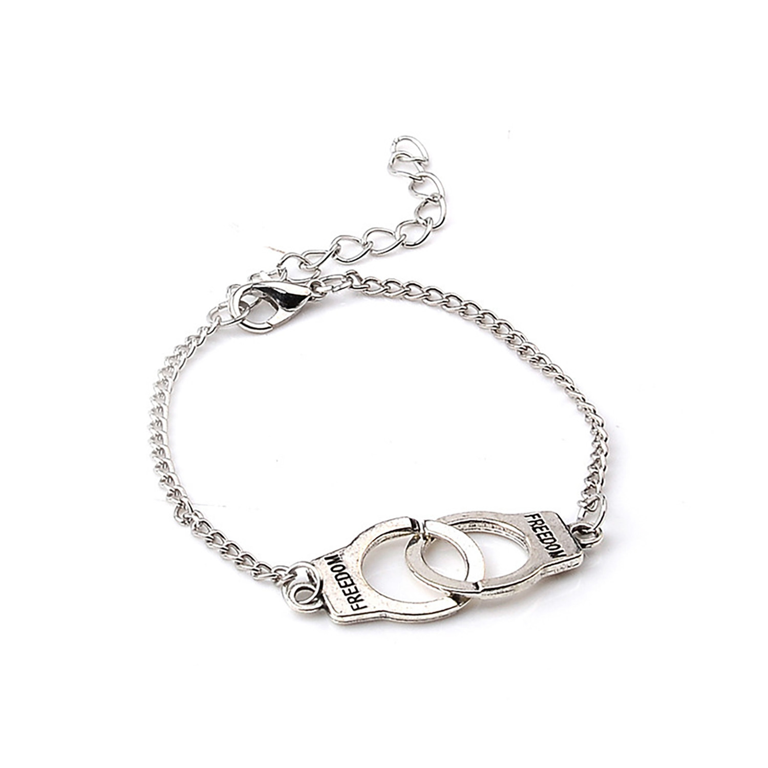 Fashion Jewelry Handcuff Chain Bracelet Crime Partner Best Friend Bracelet