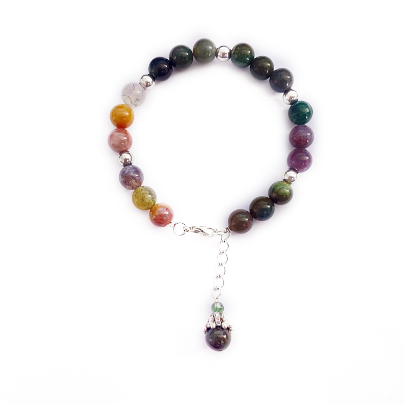 Natural Gem 8MM Bracelet Adjustable Natural Stone Handmade Jewelry