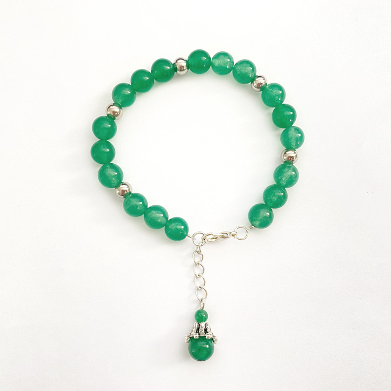 Natural Gem 8MM Bracelet Adjustable Natural Stone Handmade Jewelry