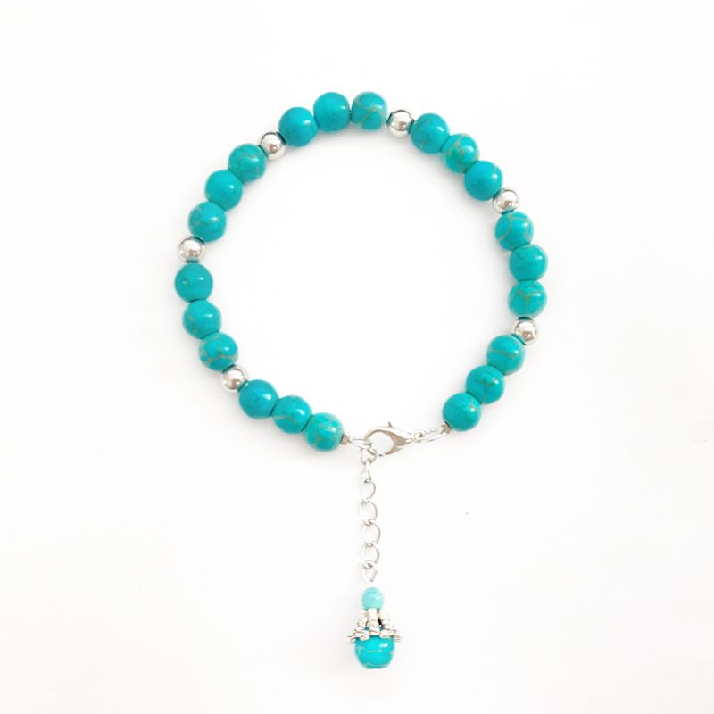 Natural Gem 8MM Bracelet Adjustable Natural Stone Handmade Jewelry