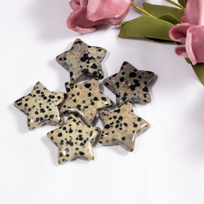 Five-pointed star hand pendant jewelry pendant, semi-precious stone star ornaments
