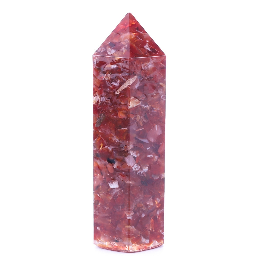 Hexagonal Crystal Wands Healing Chakra Single-Pointed Column Polished Reiki Quartz Meditation Home Decor