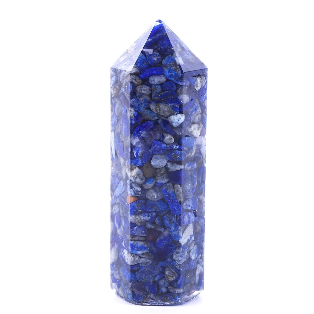 Hexagonal Crystal Wands Healing Chakra Single-Pointed Column Polished Reiki Quartz Meditation Home Decor