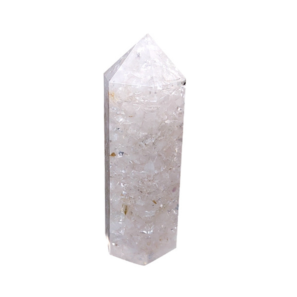 Hexagonal Crystal Wands Healing Chakra Single-Pointed Column Polished Reiki Quartz Meditation Home Decor