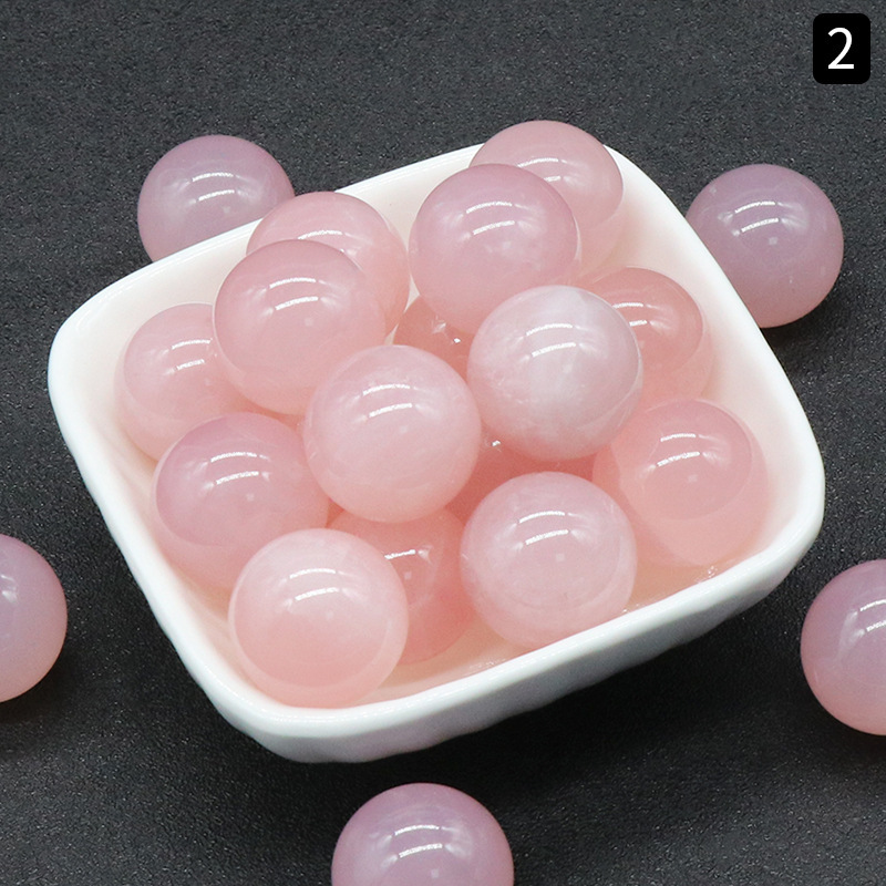 16MM Chakra Healing Gemstone Crystal Ball Set Natural Quartz Gemstones Sphere for Healing Meditation Feng Shui Home Decoration