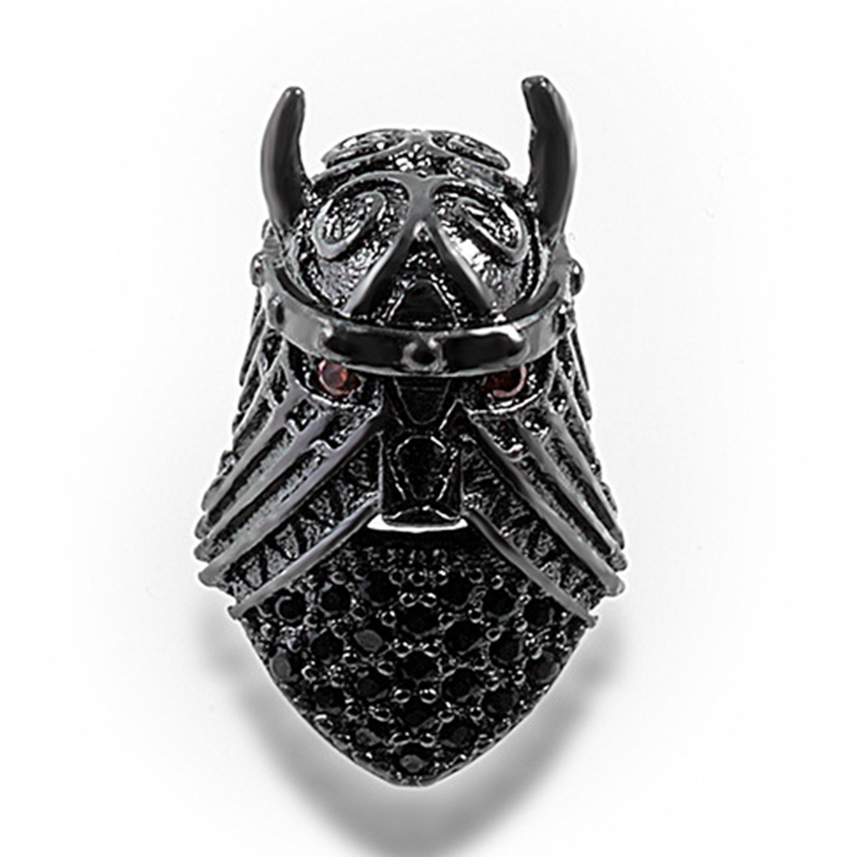 CZ Rhinestone Knight Helmet Space Beads for Jewelry DIY Bracelet Making Fashion Metal Brass Micro Pave Crystal Geometry Metal Accessories