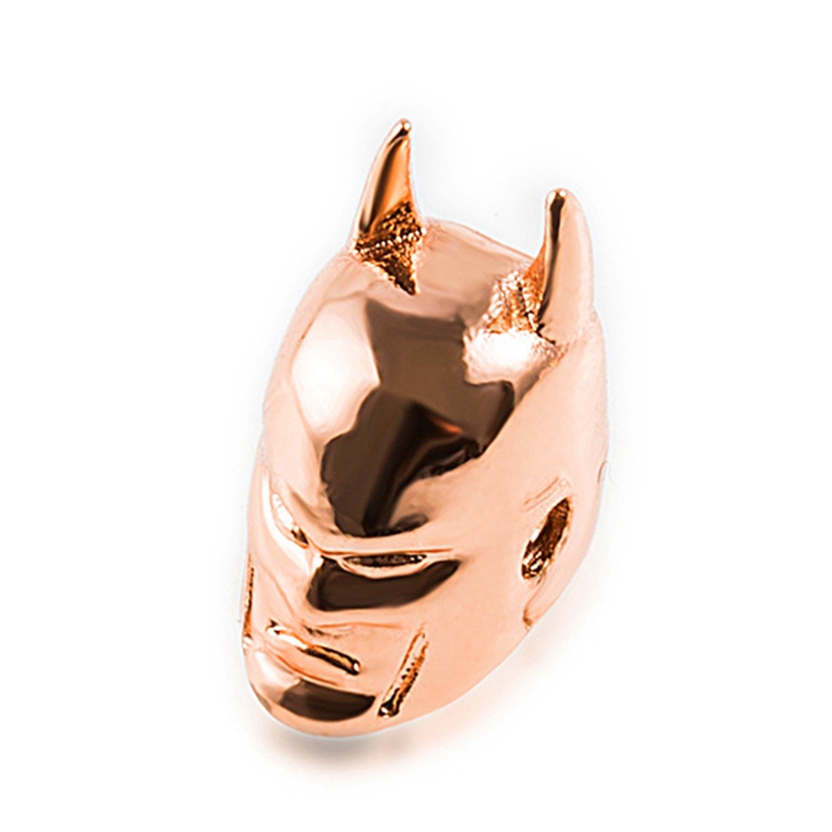 Batman Helmet Space Beads for Jewelry DIY Bracelet Making Fashion Metal Brass Micro Pave Crystal Geometry Metal Accessories