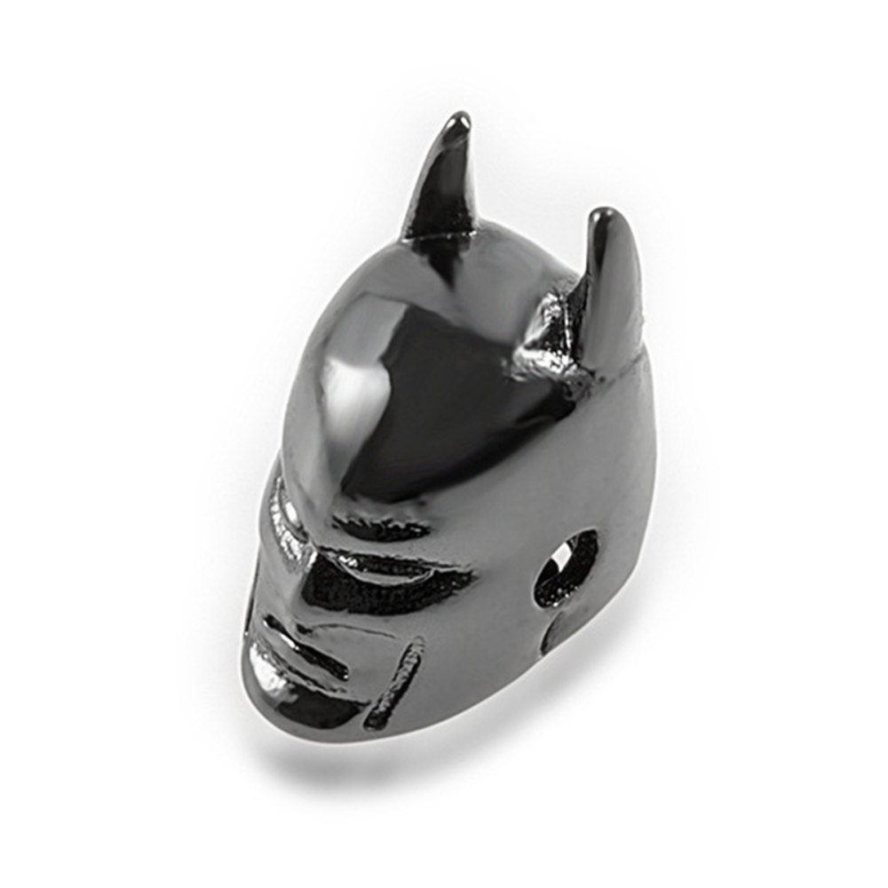 Batman Helmet Space Beads for Jewelry DIY Bracelet Making Fashion Metal Brass Micro Pave Crystal Geometry Metal Accessories