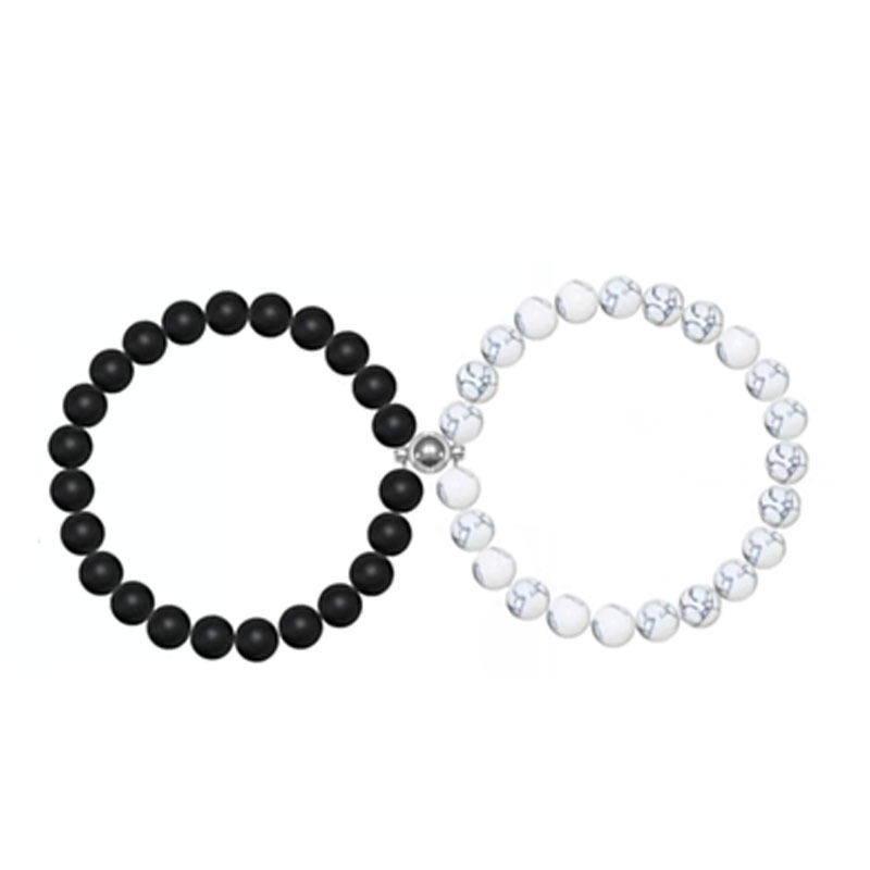 Couples Bracelets Magnetic Distance King&Queen Crown Couple Bracelets His and Her Lover Bracelet Jewelry