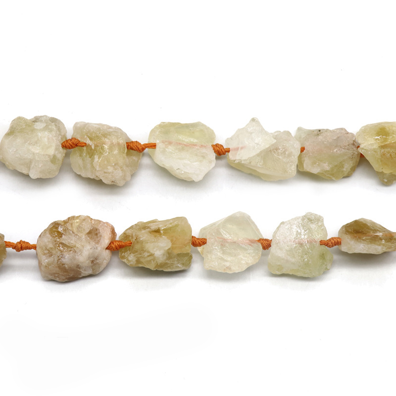 Natural Raw Crystal & Gemstone Nugget Rough Gems Stone 15 inch Chakras Healing Gemstone Loose Beads