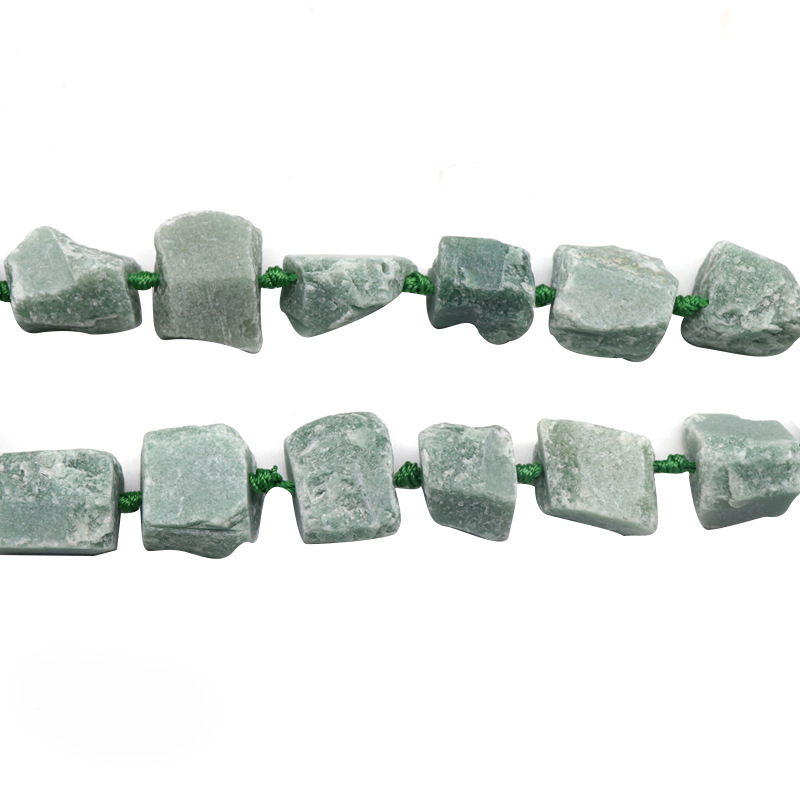 Natural Raw Gemstone Necklace with Adjustable Leather Chain tumbled Rock Crystal Choker for women Men