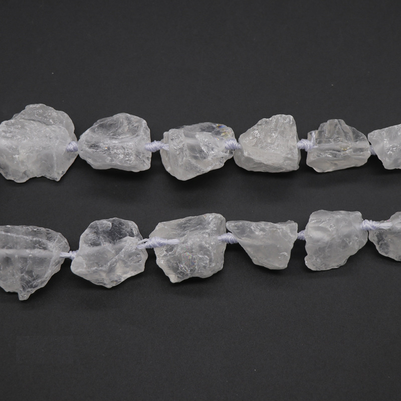 Natural Raw Crystal & Gemstone Nugget Rough Gems Stone 15 inch Chakras Healing Gemstone Loose Beads