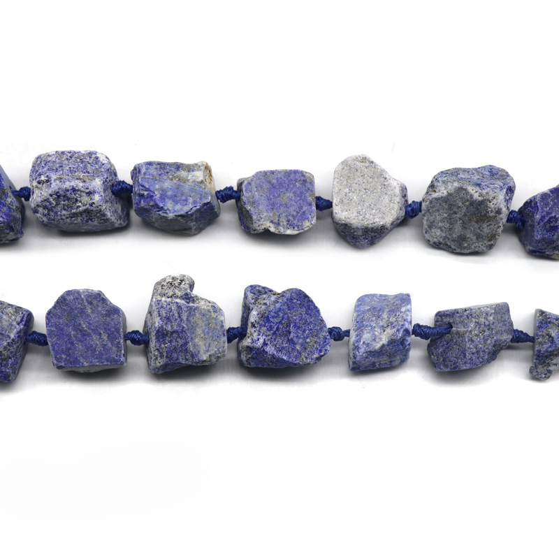 Natural Raw Crystal & Gemstone Nugget Rough Gems Stone 15 inch Chakras Healing Gemstone Loose Beads